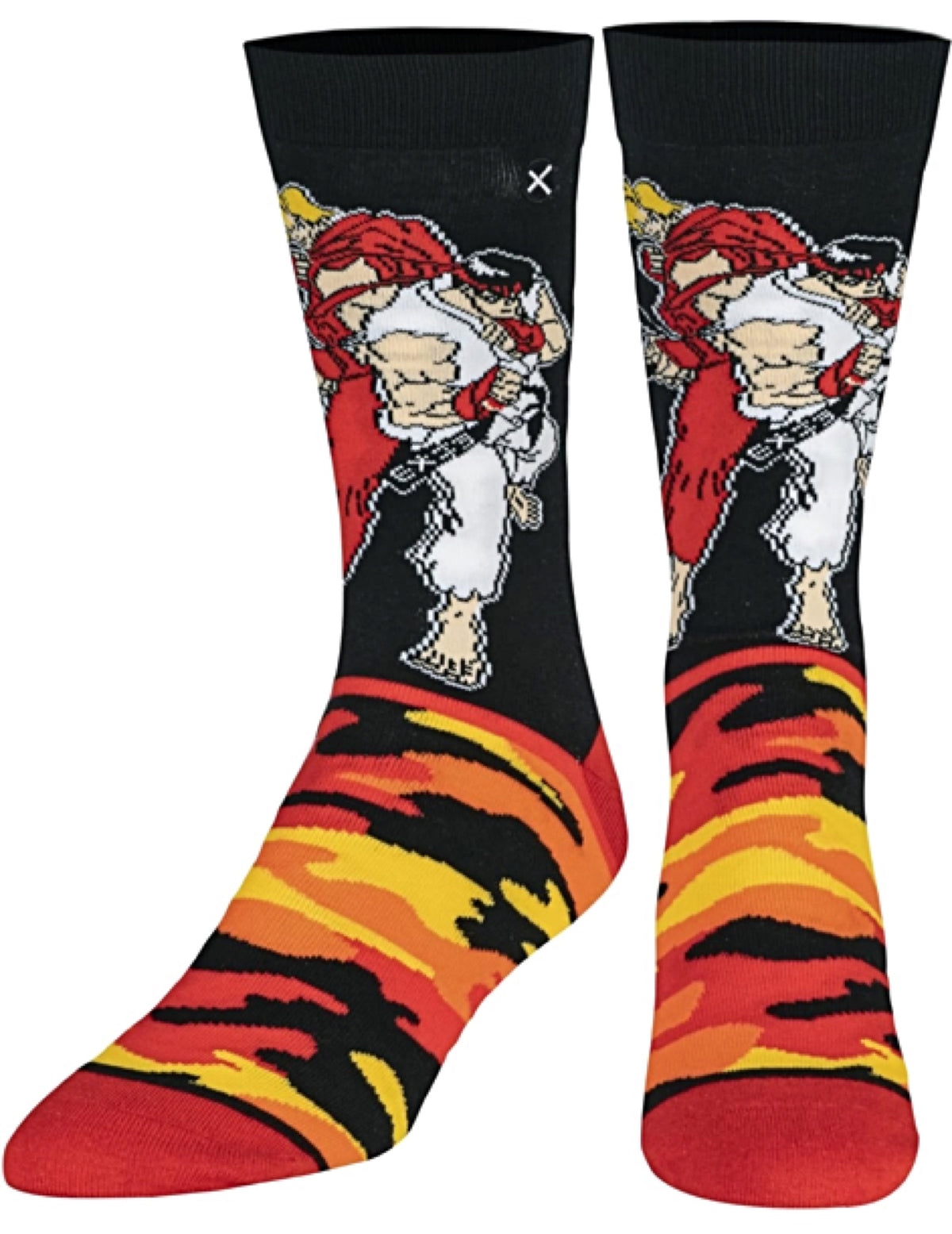 STREET FIGHTER Men’s CAMO Socks ODD SOX Brand KEN & RYU - Novelty Socks for Less