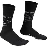 WHAT’D YOU SAY Brand Unisex ‘BITCHCRAFT THE ART OF PISSING PEOPLE OFF WHILE SMILING’ Socks - Novelty Socks And Slippers