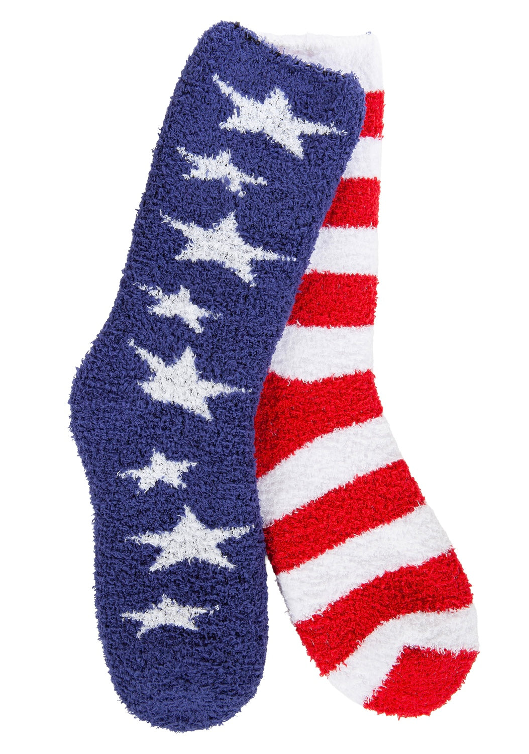 AMERICANA STARS & STRIPES Ladies Soft Cozy PATRIOTIC Socks WORLD’S SOFTEST SOCKS Made In The USA!