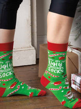PRIMITIVES BY KATHY UNISEX Adult CHRISTMAS Socks ‘THESE ARE MY UGLY CHRISTMAS SOCKS’ - Novelty Socks And Slippers
