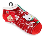 SANRIO HELLO KITTY Ladies Christmas 3 Pair Of No Show Socks - Novelty Socks And Slippers