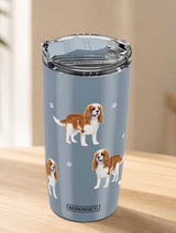 Dog & Cat Stainless Steel Ultimate 20 Oz. Hot & Cold Travel Mug Tumbler By E&S Pets (Choose From 40+ BREEDS)