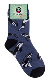 ORCA WHALE Unisex Kids Socks FUNATIC Brand - Novelty Socks And Slippers