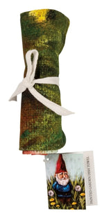PRIMITIVES BY KATHY GNOME Painted Garden Kitchen Tea Towel - Novelty Socks And Slippers