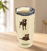 Dog & Cat Stainless Steel Ultimate 20 Oz. Hot & Cold Travel Mug Tumbler By E&S Pets (Choose From 40+ BREEDS)