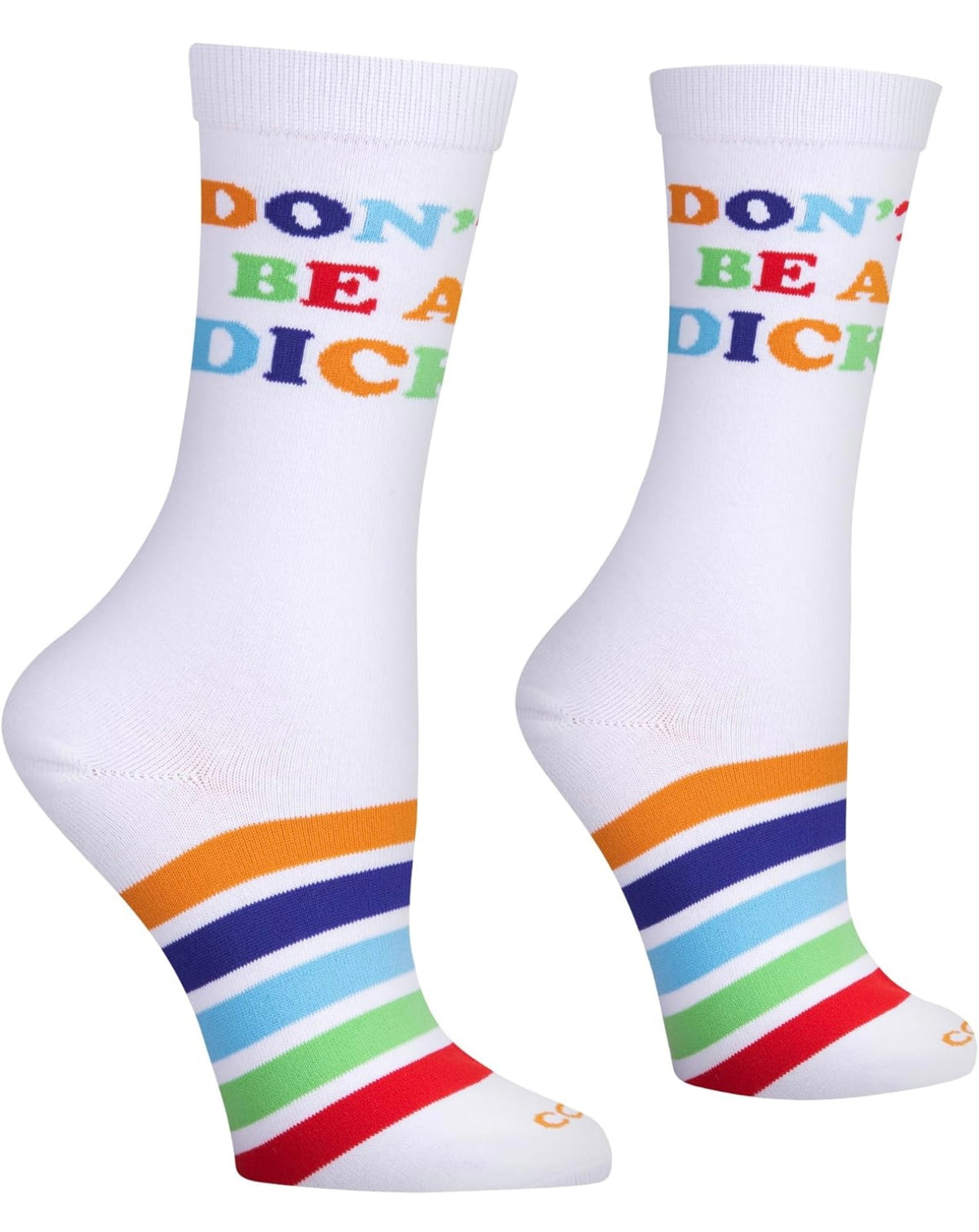COOL SOCKS Brand Unisex DON’T BE A DICK Socks Size Medium - Novelty Socks And Slippers