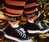 GROOVY THINGS Co Brand Ladies HALLOWEEN Socks ‘SPOOKY BITCH’ - Novelty Socks And Slippers