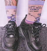 GROOVY THINGS Co. BRAND LADIES ‘I’M SORRY MY GIVE A SHIT FAIRY JUST DIED’ SOCKS - Novelty Socks And Slippers