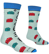 MONOPOLY Board Game Men’s BOARDWALK PARK PLACE Split Socks ODD SOX Brand - Novelty Socks for Less