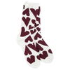 PLUM HEARTS Ladies Valentines Day Soft Cozy Socks WORLD’S SOFTEST SOCKS Brand - Novelty Socks And Slippers