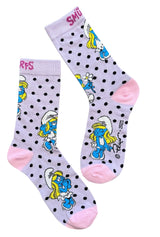 THE SMURFS Ladies Socks By PERRI’S Socks (Choose Style) - Novelty Socks And Slippers