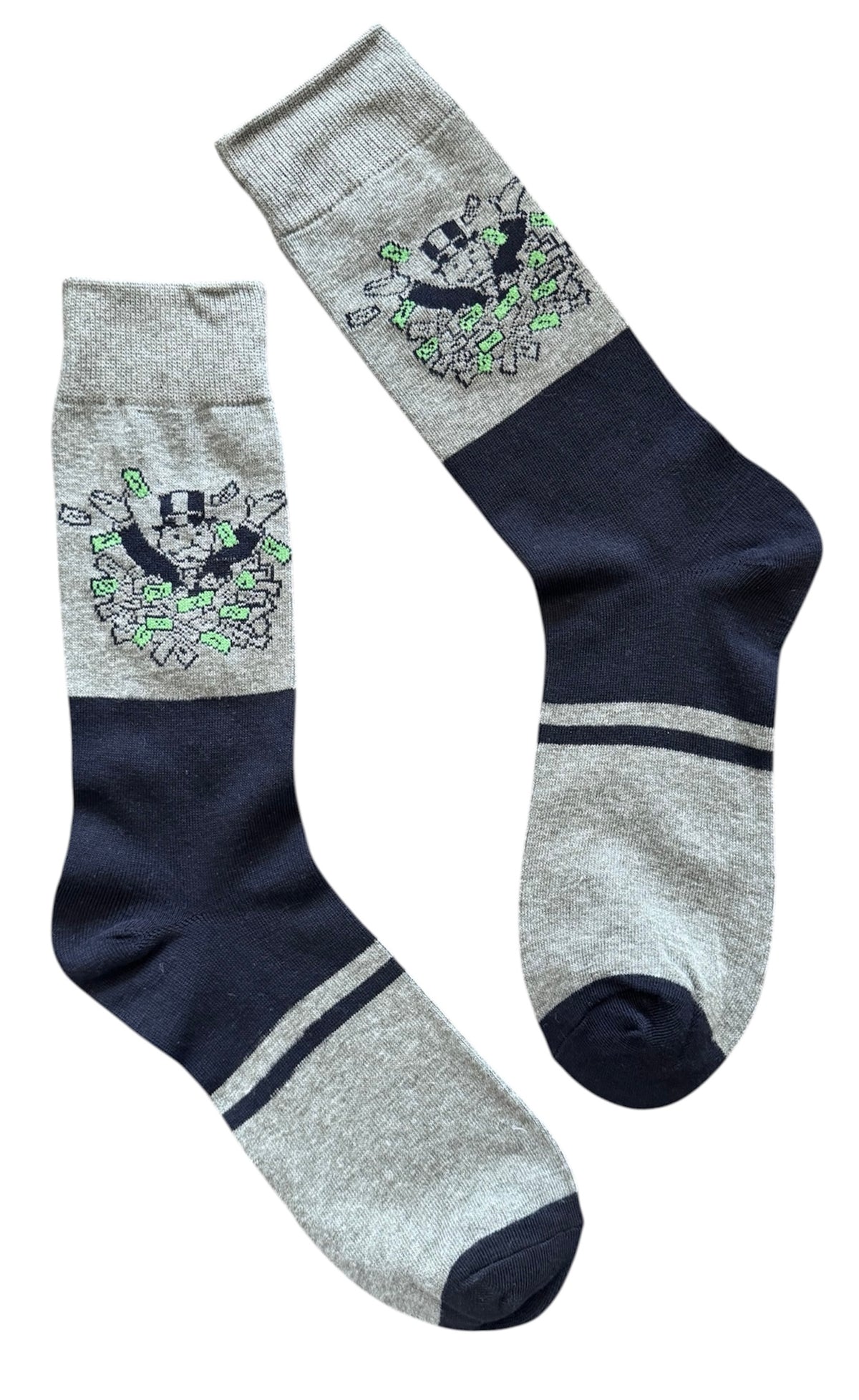 MONOPOLY Men’s UNCLE PENNYBAGS THROWING CASH Socks - Novelty Socks And Slippers
