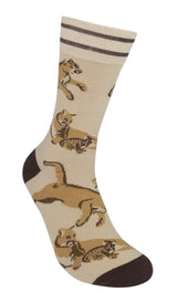 COUGAR MOUNTAIN LION Adult Unisex Socks FUNATIC Brand - Novelty Socks And Slippers