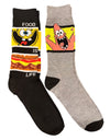 SPONGEBOB SQUAREPANTS Men’s 2 Pair Of Socks ‘FOOD IS LIFE’