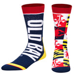 OLD BAY SEASONING Men’s Split Crew Socks ODD SOX Brand - Novelty Socks And Slippers