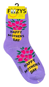 FOOZYS Brand Ladies MOTHERS DAY Socks (Choose Style) - Novelty Socks And Slippers