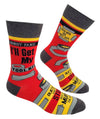 NOBODY PANIC I’LL GET MY TOOL KIT Men’s Duct Tape Socks FABDAZ Brand
