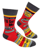 NOBODY PANIC I’LL GET MY TOOL KIT Men’s Duct Tape Socks FABDAZ Brand