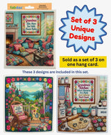 FUNNY GRANDMA SAYINGS Set Of 3 Swedish Dishcloths ‘Grandma’s Kitchen: Where Memories Are Made & Calories Don’t Count