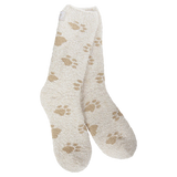 PAW PRINTS Ladies Soft Cozy Socks WORLD’S SOFTEST SOCKS Brand - Novelty Socks And Slippers