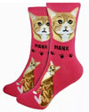 FOOZYS Brand Ladies MANX CAT Socks - Novelty Socks And Slippers