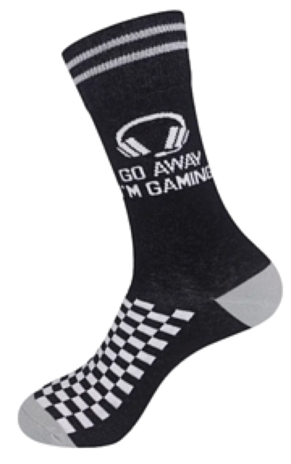 FUNATIC Brand Unisex ‘GO AWAY I’M GAMING’ Socks With HEADPHONES - Novelty Socks for Less