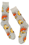 RUGRATS Men’s Socks CHUCKIE & TOMMY PICKLES (CHOOSE COLOR) - Novelty Socks And Slippers