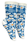 GROOVY THINGS Co. BrandLadies BEST FUCKING GRANDMA EVER Socks - Novelty Socks And Slippers