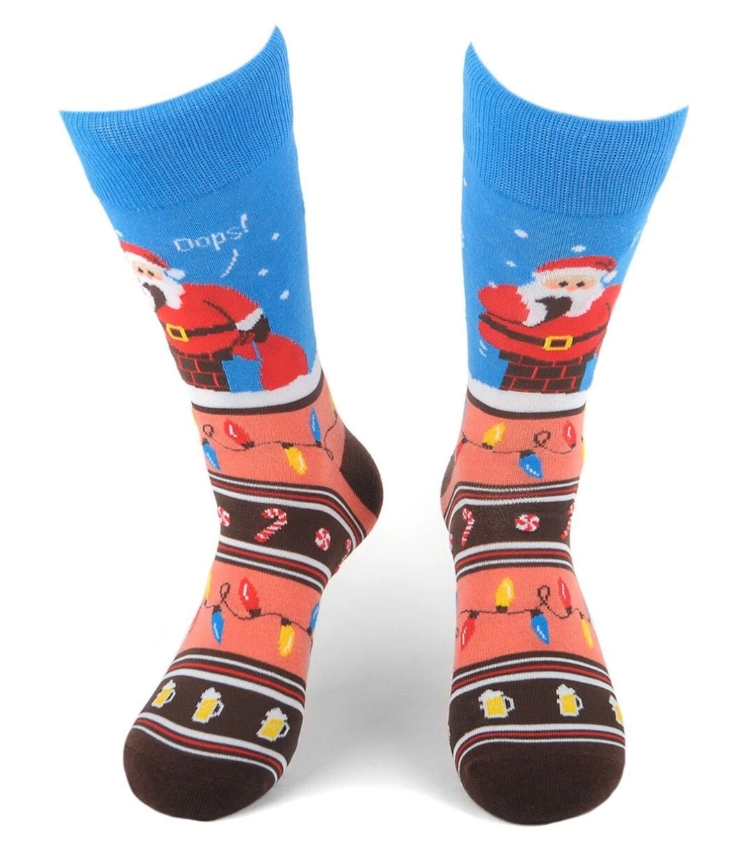 CHRISTMAS Men's Crew Socks PARQUET Brand (CHOOSE FROM 17 STYLES)