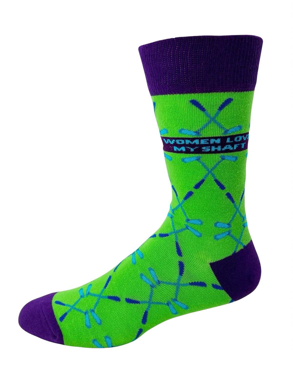 WOMEN LOVE MY SHAFT Men’s GOLF Socks FABDAZ BRAND - Novelty Socks And Slippers