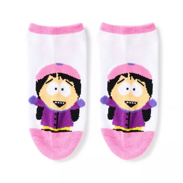 SOUTH PARK Ladies 5 Pair Of No Show Socks CARTMAN, WENDY, STAN - Novelty Socks And Slippers