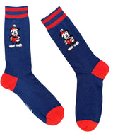 Disney Men’s MICKEY MOUSE Christmas Socks SANTA MICKEY - Novelty Socks And Slippers