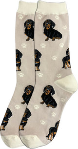 BLACK DACHSHUND Dog Adult Unisex Socks By E&S Pets Choose Style