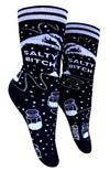 GROOVY THINGS CO. Brand Ladies SALTY BITCH Socks - Novelty Socks And Slippers