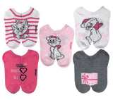 DISNEY THE ARISTOCATS Ladies 5 Pair Of CHRISTMAS Marie The Cat Socks - Novelty Socks And Slippers