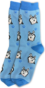SIBERIAN HUSKY Dog Adult Unisex Socks By E&S Pets Choose Style