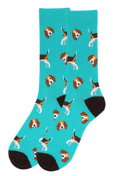 PARQUET BRAND Men's BEAGLE DOG Socks - Novelty Socks And Slippers