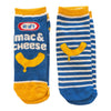 KRAFT MAC N CHEESE Ladies 2 Pair Of Ankle Socks - Novelty Socks And Slippers