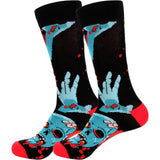 Halloween Men's Crew Socks Parquet Brand (CHOOSE FROM 15+ STYLES)