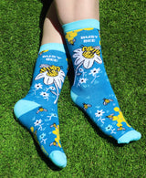 GROOVY THINGS Brand Ladies BUSY BEE Socks - Novelty Socks And Slippers