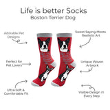 BOSTON TERRIER Dog Adult Unisex Socks By E&S Pets Choose Style