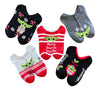 STAR WARS Ladies BABY YODA CHRISTMAS 5 Pair Of No Show Socks ‘MERRY FORCE BE WITH YOU’ - Novelty Socks And Slippers