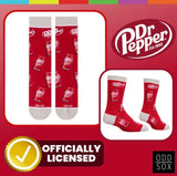 DR. PEPPER Soda Adult Unisex Socks COOL SOCKS Brand Large Feet