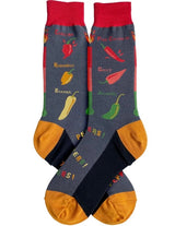 HOTTEST PEPPERS Men’s Socks FOOT TRAFFIC Brand