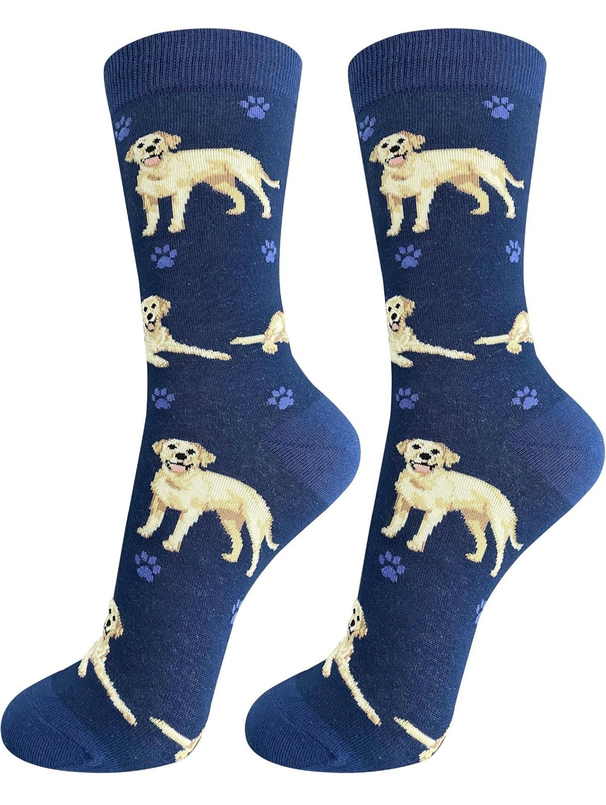 YELLOW LABRADOR Dog Adult Unisex Socks By E&S Pets Choose Style