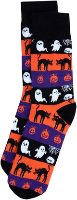 Halloween Men's Crew Socks Parquet Brand (CHOOSE FROM 15+ STYLES)
