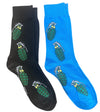 HAND GRENADE Men’s 2 Pair Of Socks GRENADES ALL OVER FOOZYS Brand - Novelty Socks And Slippers