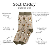 BULLDOG Adult Unisex Socks By E&S Pets Choose Style