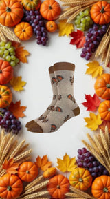 THANKSGIVING TURKEY Men’s Socks GOOD LUCK SOCK Brand
