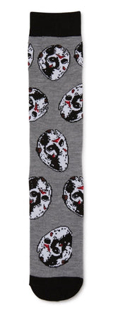 HORROR ICONS MEN’S 6 PAIR OF HALLOWEEN SOCKS GIFT SET FREDDY & JASON BIOWORLD BRAND